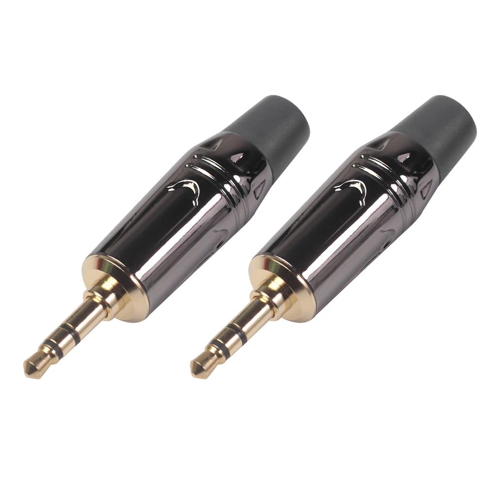 2pcs 3.5mm Stereo Male Solder Plug Headset Audio Adapter w/ Tail Plug Black
2pcs 3.5mm Stereo Male Solder Plug Headset Audio Adapter w/ Tail Plug Black
