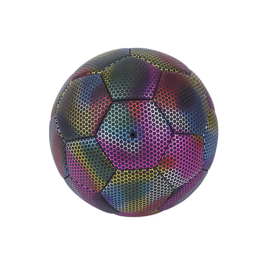 Glow In The Dark Soccer Ball Standard Size 5 / 4 Machine-Stitched Football Ball PU Material Sports League Match Training Balls
Glow In The Dark Soccer Ball Standard Size 5 / 4 Machine-Stitched Football Ball PU Material Sports League Match Training Balls