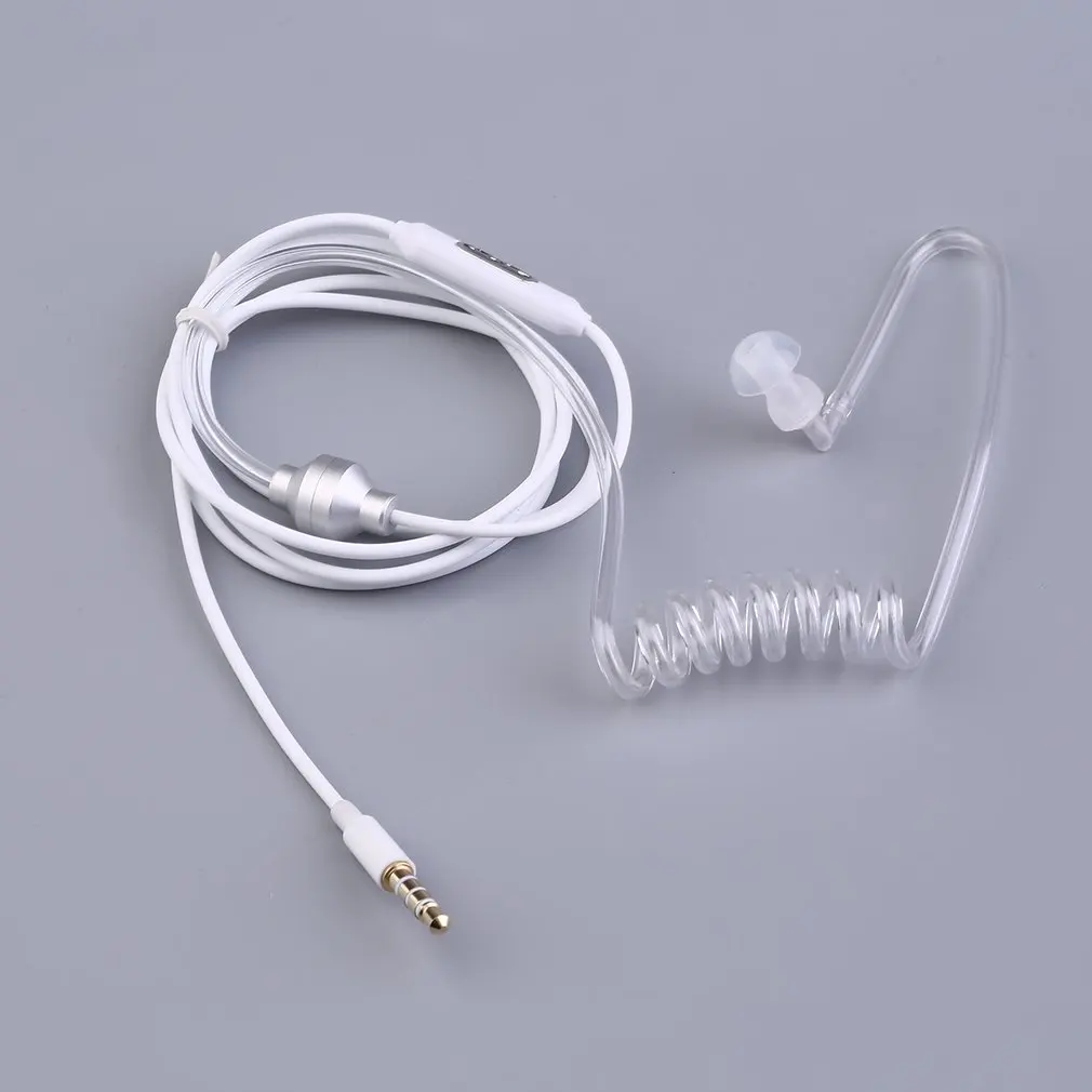 Single Stereo Secret Service Air Tube 3.5mm Anti Radiation Mobile Phone Headsets Headphone Earphone With Air Pipe KY-011
Single Stereo Secret Service Air Tube 3.5mm Anti Radiation Mobile Phone Headsets Headphone Earphone With Air Pipe KY-011