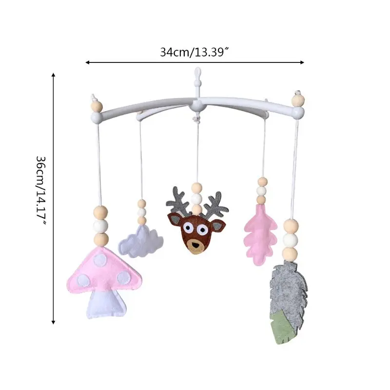 Nordic Baby Infant Felt Rattles Bed Bell Wind Chimes Toys Kids Children Room Hanging Decorations
Nordic Baby Infant Felt Rattles Bed Bell Wind Chimes Toys Kids Children Room Hanging Decorations