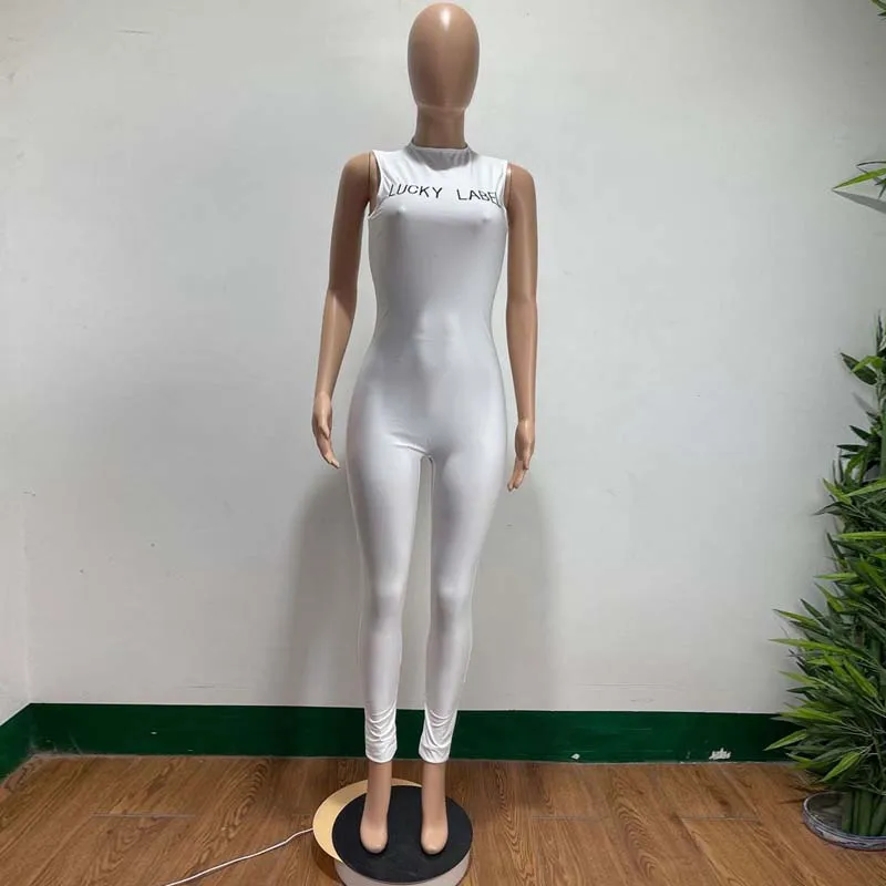 ZKYZWX Trendy Luck Lable Bodycon Sleeveless Jumpsuit 2021 Fashion Women Summer Clothes Overalls One Piece Club Outfits Romper
ZKYZWX Trendy Luck Lable Bodycon Sleeveless Jumpsuit 2021 Fashion Women Summer Clothes Overalls One Piece Club Outfits Romper