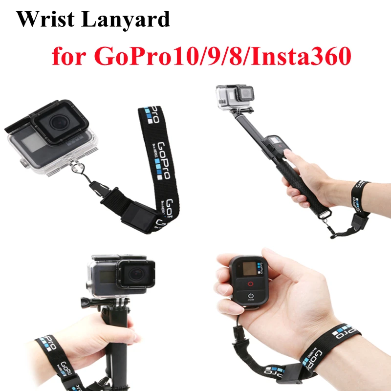 

GoPro/SJCAM/Xiao YI Wrist Lanyard Hand Strap Safety Rope Camera Anti-lost for Insta360/DJI Osmo Action Camera Lanyard Buckle