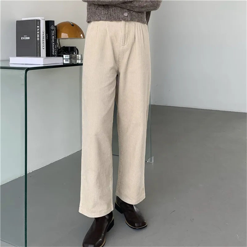HziriP OL Plus Size Vintage Casual High Waist Straight Wide Leg Corduroy Pants Women Bottoms New Autumn Winter Loose Trousers
HziriP OL Plus Size Vintage Casual High Waist Straight Wide Leg Corduroy Pants Women Bottoms New Autumn Winter Loose Trousers
