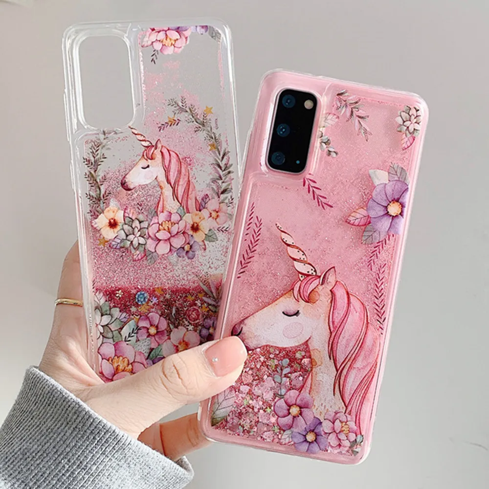 Wreath Unicorn Liquid Phone Case For Samsung Galaxy S6 S7 Edge S8 S9 S10e S10 Lite S20 FE Plus Ultra 5G Glitter Quicksand Cover
Wreath Unicorn Liquid Phone Case For Samsung Galaxy S6 S7 Edge S8 S9 S10e S10 Lite S20 FE Plus Ultra 5G Glitter Quicksand Cover