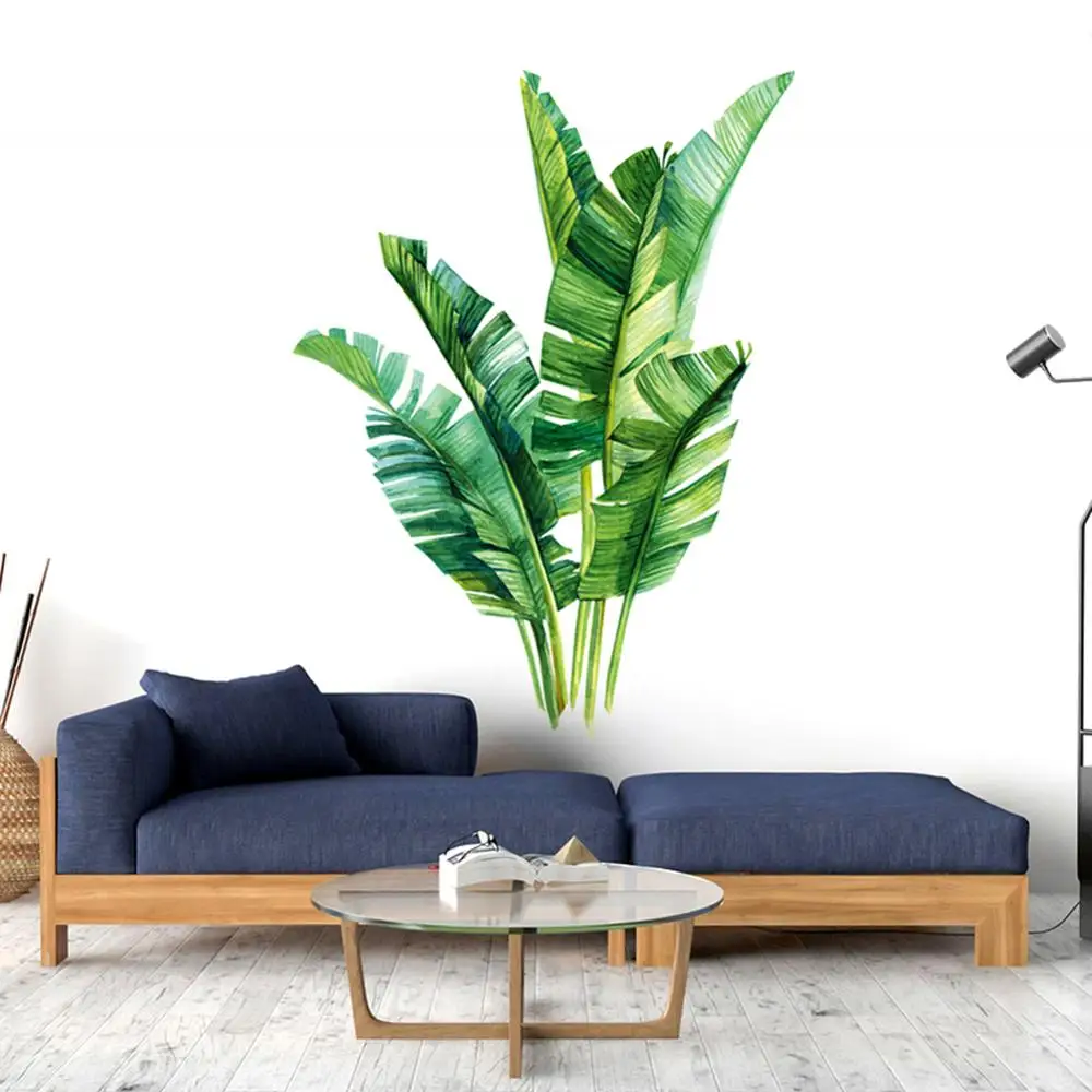 Tropical Plants Leaves Wall Stickers Green Plant Wallpapers Home Modern Art Vinyl Decal Wall Mural Green Plants Stickers L1
Tropical Plants Leaves Wall Stickers Green Plant Wallpapers Home Modern Art Vinyl Decal Wall Mural Green Plants Stickers L1