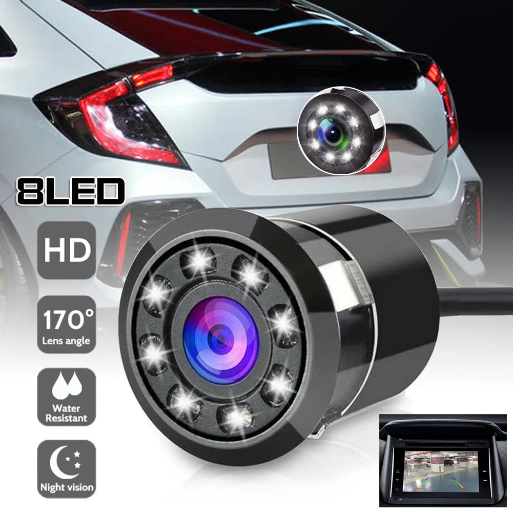 Car Rear View Camera 8 LED Night Vision Reversing Auto Parking Monitor Waterproof 170 Degree HD Video
Car Rear View Camera 8 LED Night Vision Reversing Auto Parking Monitor Waterproof 170 Degree HD Video