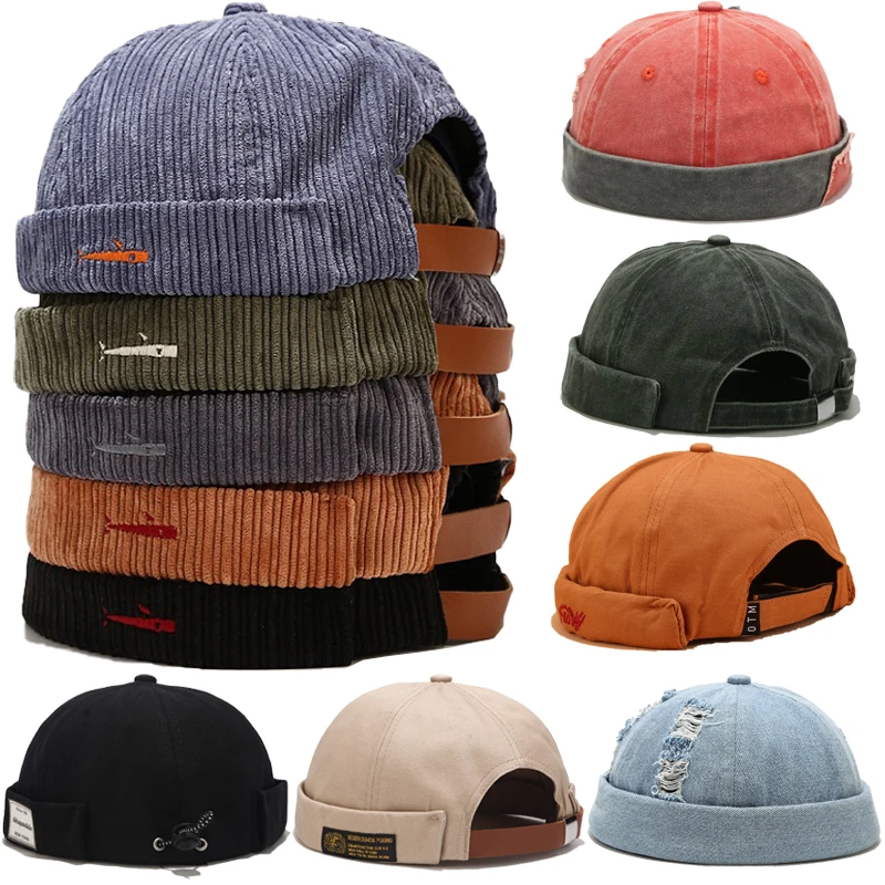 Brimless Hats Novelty Fold Skullcap Retro Men Sailor Cap Women Warm Rolled Cuff Bucket Cap Adjustable Winter Hat Bonnet Beanies
Brimless Hats Novelty Fold Skullcap Retro Men Sailor Cap Women Warm Rolled Cuff Bucket Cap Adjustable Winter Hat Bonnet Beanies