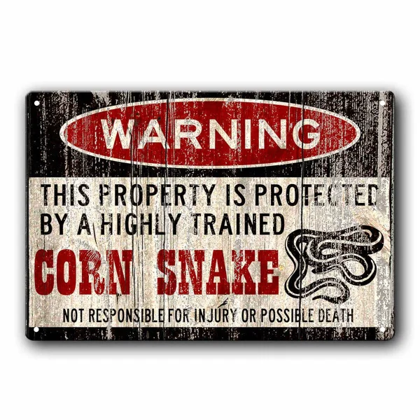 Snake Warning Sign Corn Snake Sign Vintage Tin Metal Sign Bar Club Cafe Garage Wall Decor Farm Decor Art
Snake Warning Sign Corn Snake Sign Vintage Tin Metal Sign Bar Club Cafe Garage Wall Decor Farm Decor Art