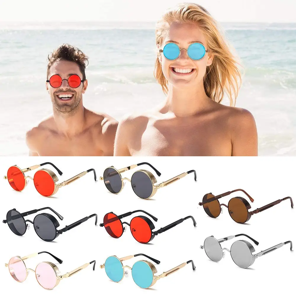 Fashion Accessories Metal Frame Round Retro UV400 Protection Steampunk Sunglasses Eyewear Gothic Sun Glasses
Fashion Accessories Metal Frame Round Retro UV400 Protection Steampunk Sunglasses Eyewear Gothic Sun Glasses