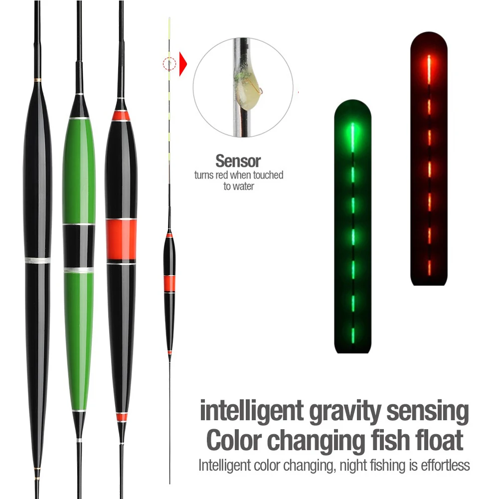 3PCS Smart Fishing Float Night Luminous Fishing Floats Led Light Automatically Remind Night fishing Fishing tools high quality
3PCS Smart Fishing Float Night Luminous Fishing Floats Led Light Automatically Remind Night fishing Fishing tools high quality
