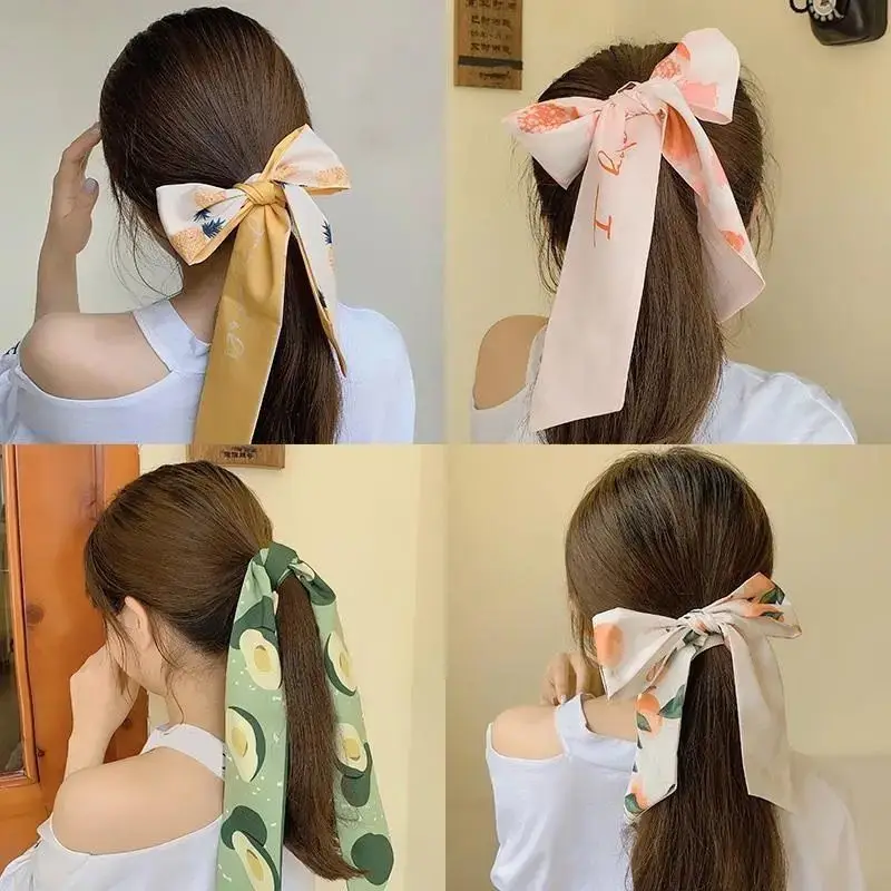 Women's Headband Cute Fruit Print Ribbons Hair Braiding Linear Silk Scarves Gifts Fashion Female Headwear Accessories Wholesale
Women's Headband Cute Fruit Print Ribbons Hair Braiding Linear Silk Scarves Gifts Fashion Female Headwear Accessories Wholesale