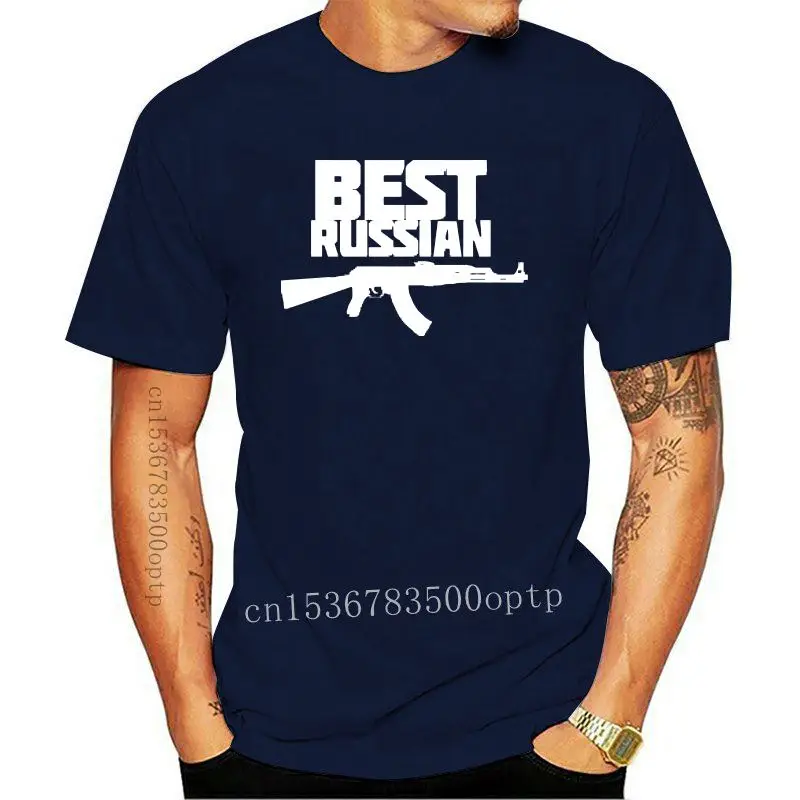 

Новое поступление 2020, лучшая футболка с надписью на русском языке-AK 47, Калашников, Оригинальная футболка для русской вечеринки, для дискотек...