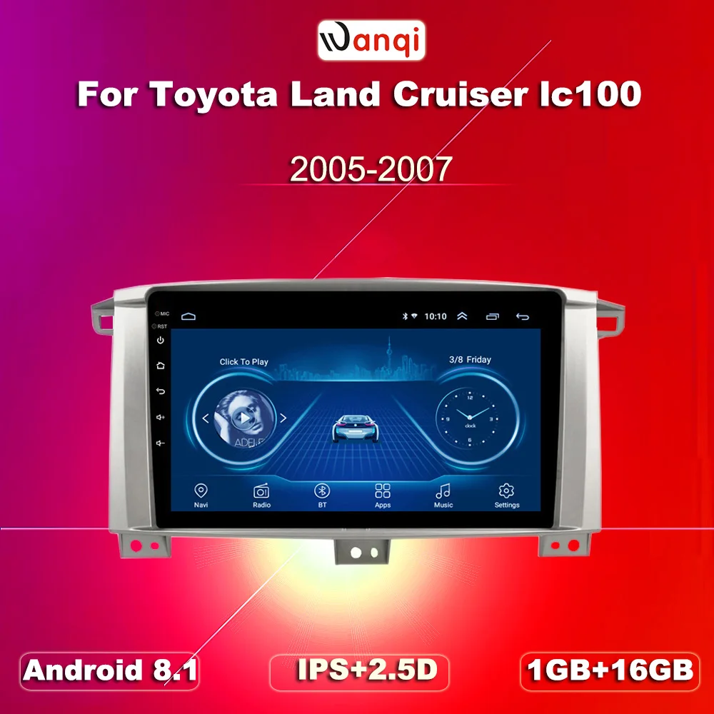 Горячая Распродажа Android 8 1 2.5D Закаленное HD сенсорный экран 9 дюймов радио для Toyota