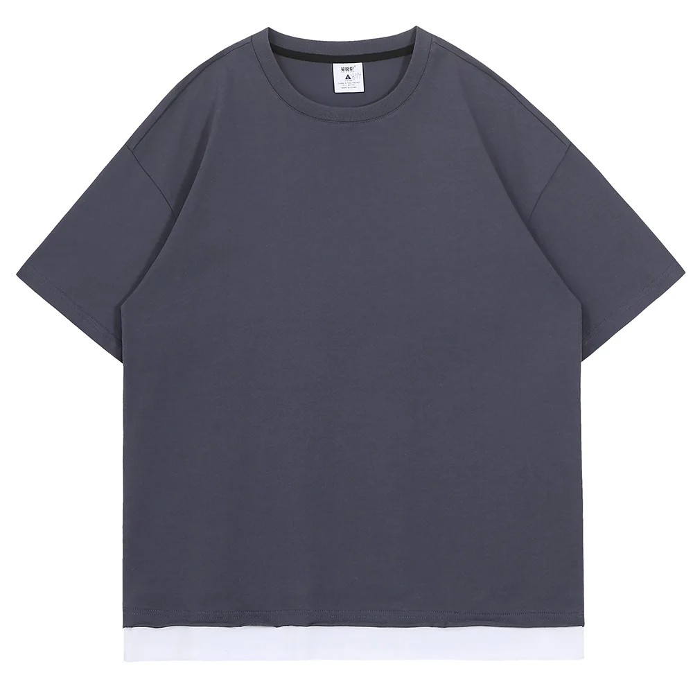 Enjeolon Men's Clothing 100% Cotton Short Sleeve T-shirts Trendy Patchwork Color Loose T shirts Male Tops Tees T8394
Enjeolon Men's Clothing 100% Cotton Short Sleeve T-shirts Trendy Patchwork Color Loose T shirts Male Tops Tees T8394