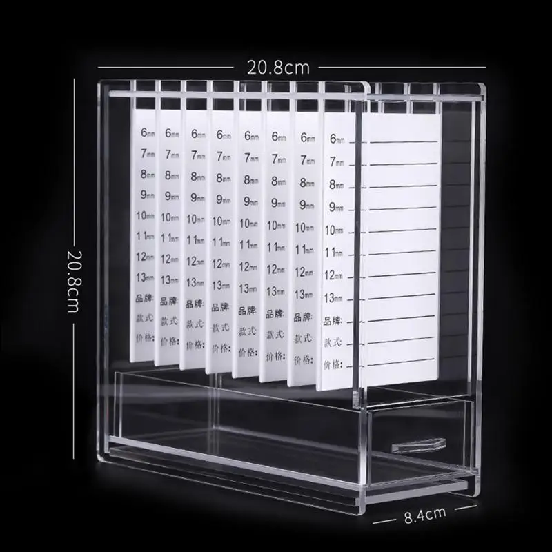 1Pc 8-grid False Eyelash Storage Box Artificial Eyelash Display Rack Drawer Type Fake Eyelash Storage Container
1Pc 8-grid False Eyelash Storage Box Artificial Eyelash Display Rack Drawer Type Fake Eyelash Storage Container