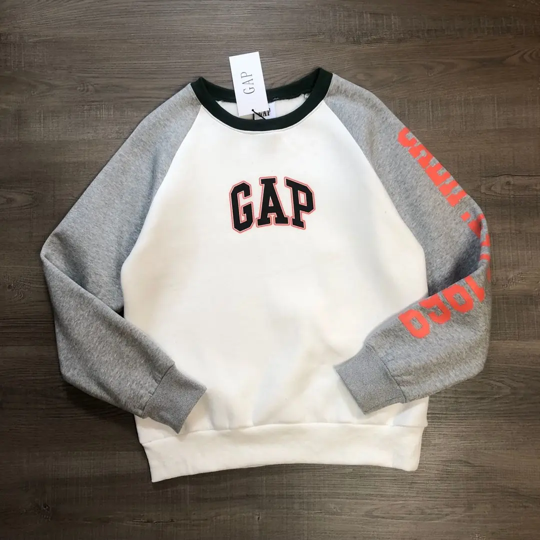 Классический свитер бренда GAP для осени и зимы, дикие парные модели, рукава реглан, бархатный свитер с круглым вырезом и принтом
Классический свитер бренда GAP для осени и зимы, дикие парные модели, рукава реглан, бархатный свитер с круглым вырезом и принтом