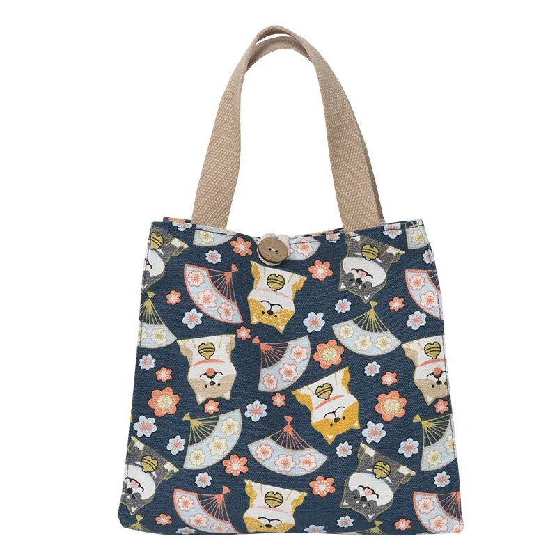 Women Lunch Bag New Canvas Lunch Box Lovely Picnic Tote Cute Handbag Pouch Dinner Container School Food Storage Bags For Girls
Women Lunch Bag New Canvas Lunch Box Lovely Picnic Tote Cute Handbag Pouch Dinner Container School Food Storage Bags For Girls
