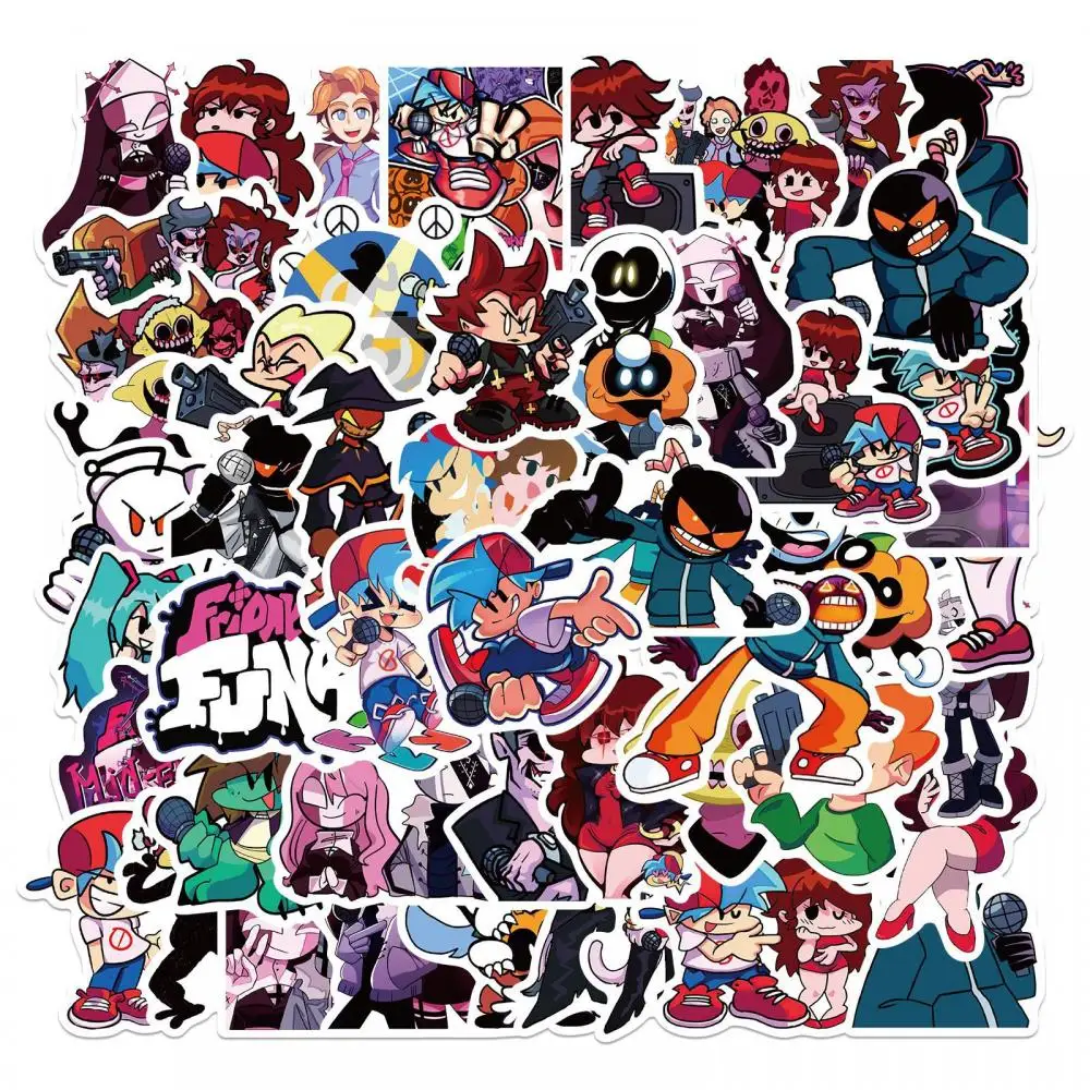 10/20/50Pcs Friday Night Stickers Boyfriend Game Stickers For Cup Luggage Phone Skateboard Guitar Decal Toy Gift Children Toys
10/20/50Pcs Friday Night Stickers Boyfriend Game Stickers For Cup Luggage Phone Skateboard Guitar Decal Toy Gift Children Toys