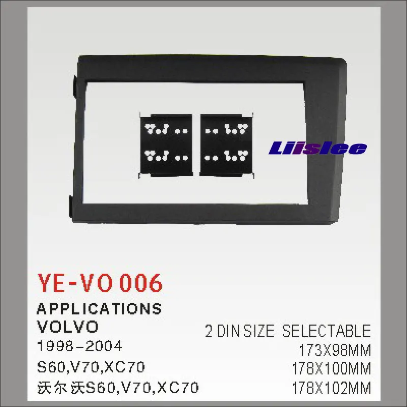 Car Refitting Frame Panel For Volvo S60/V70/XC70 1998-2004 ABS Fascia Kits 2 Din DVD GPS Stereo Android Head Unit
Car Refitting Frame Panel For Volvo S60/V70/XC70 1998-2004 ABS Fascia Kits 2 Din DVD GPS Stereo Android Head Unit