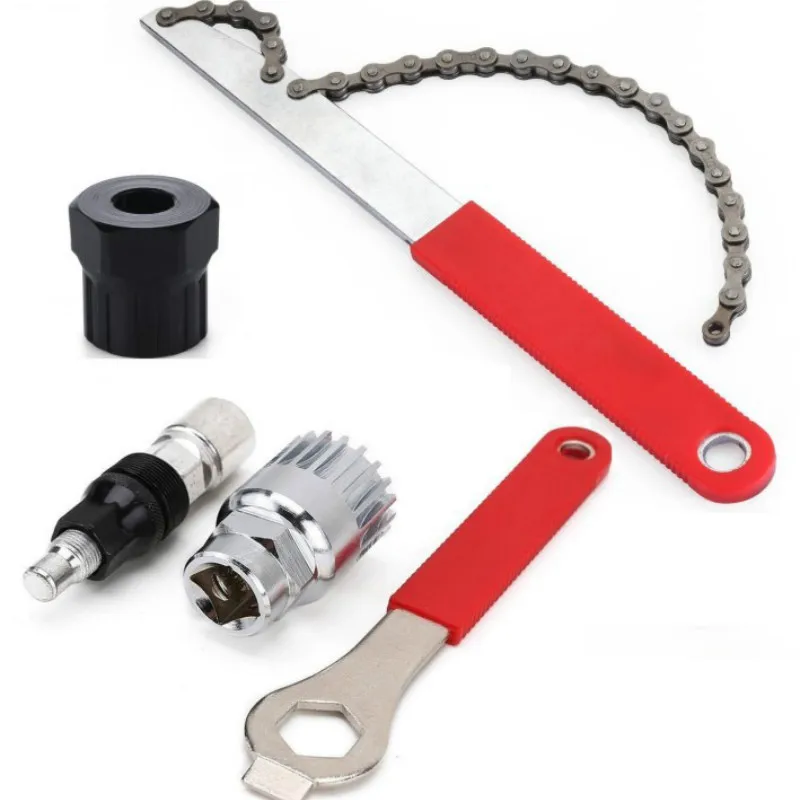 Bicycle Repair Tool Kits Portable Bottom Bracket Wrench Cassette Freewheel Bottom Bracket Bike Chain Remover Tire Repair Kit
Bicycle Repair Tool Kits Portable Bottom Bracket Wrench Cassette Freewheel Bottom Bracket Bike Chain Remover Tire Repair Kit
