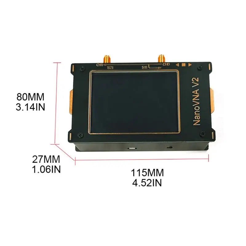 3.2 Inch 3G Vector Analyzer Web S-A-A-2 NanoVNA V2 Antenna Analyzer Shortwave
3.2 Inch 3G Vector Analyzer Web S-A-A-2 NanoVNA V2 Antenna Analyzer Shortwave