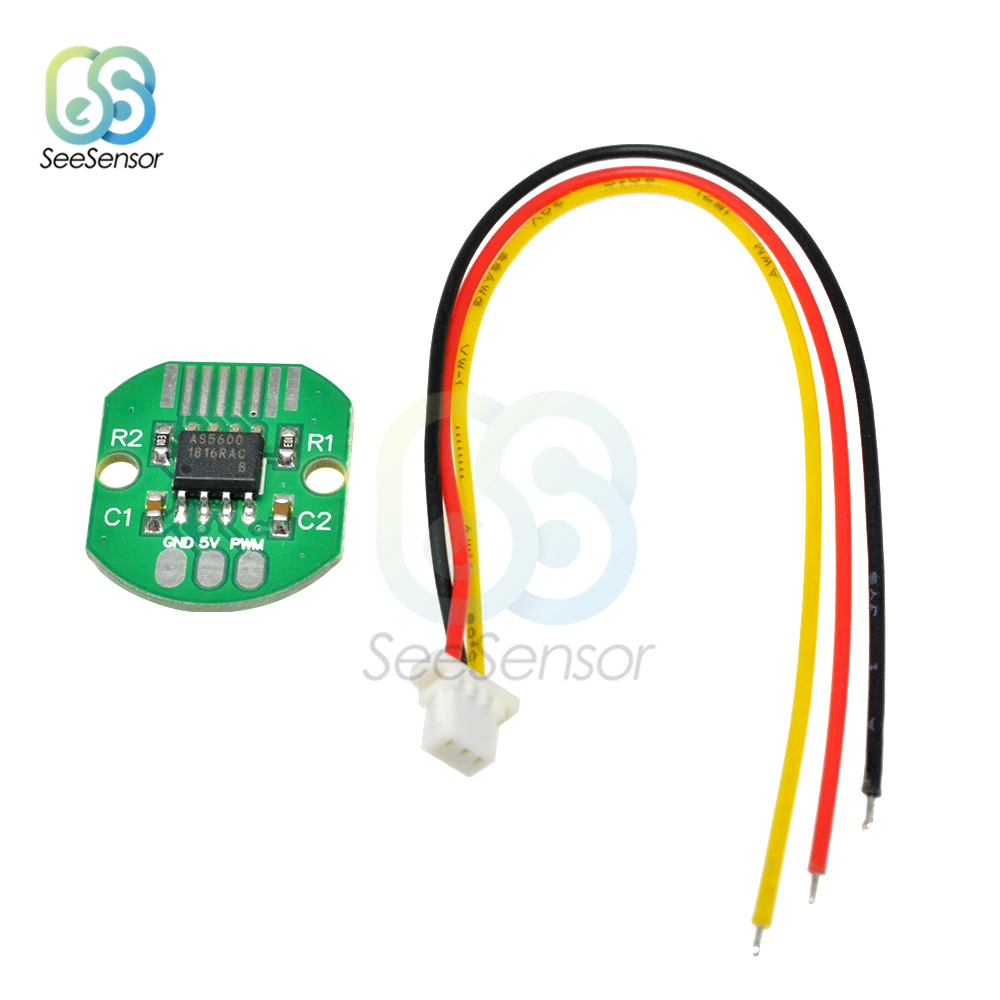 AS5048A/AS5600 Магнитный кодировщик PWM/I2C PWM/SPI порт точности 12/14 бит абсолютное значение