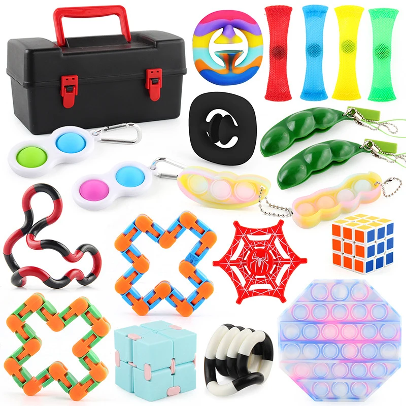 Sensory Toy Set Stress Relief And Anti-Anxiety Toys Venting Stress Relief Toys DIY Set Stress Relief Toys For Children And Adult
Sensory Toy Set Stress Relief And Anti-Anxiety Toys Venting Stress Relief Toys DIY Set Stress Relief Toys For Children And Adult