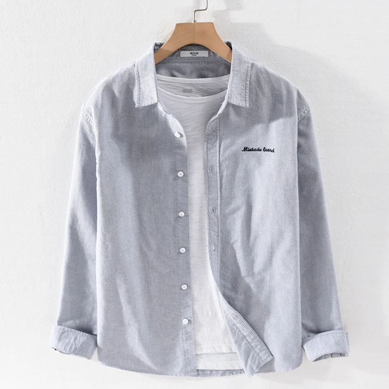2020 New style long-sleeved spring Oxford cotton shirt men brand comfortable shirts for men solid trendy shirt mens chemise
2020 New style long-sleeved spring Oxford cotton shirt men brand comfortable shirts for men solid trendy shirt mens chemise