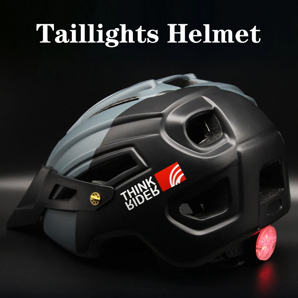 ThinkRider Bicycle Helmet LED Light Rechargeable Intergrally-molded Cycling Helmet Mountain Road Bike Sport Safe Hat For man
ThinkRider Bicycle Helmet LED Light Rechargeable Intergrally-molded Cycling Helmet Mountain Road Bike Sport Safe Hat For man