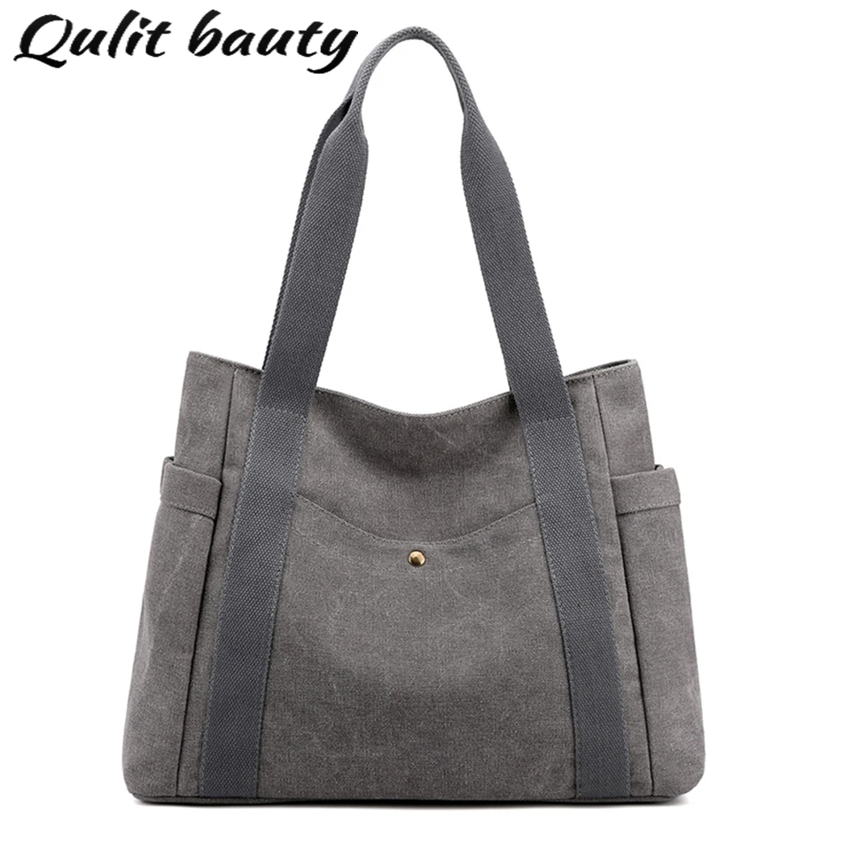 Women's Casual High Quality Canvas Handbag Large Capacity Fashion Ladies Shoulder Messenger Bag Purses and Handbags Designer Sac
Women's Casual High Quality Canvas Handbag Large Capacity Fashion Ladies Shoulder Messenger Bag Purses and Handbags Designer Sac