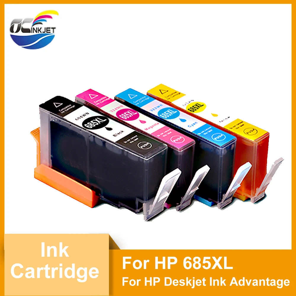 OCINKJET чернильный картридж для HP 685XL, подходит для HP Deskjet Ink Advantage 3525 4615 4625
OCINKJET чернильный картридж для HP 685XL, подходит для HP Deskjet Ink Advantage 3525 4615 4625