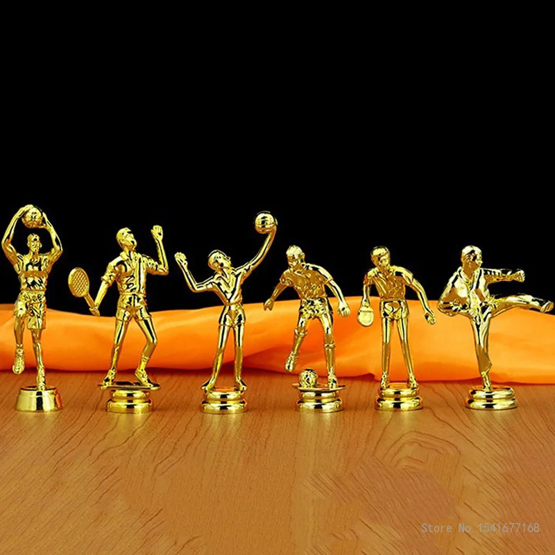 Customized football basketball badminton volleyball various sports ball trophy college sports gold-plated souvenir craft trophy
Customized football basketball badminton volleyball various sports ball trophy college sports gold-plated souvenir craft trophy