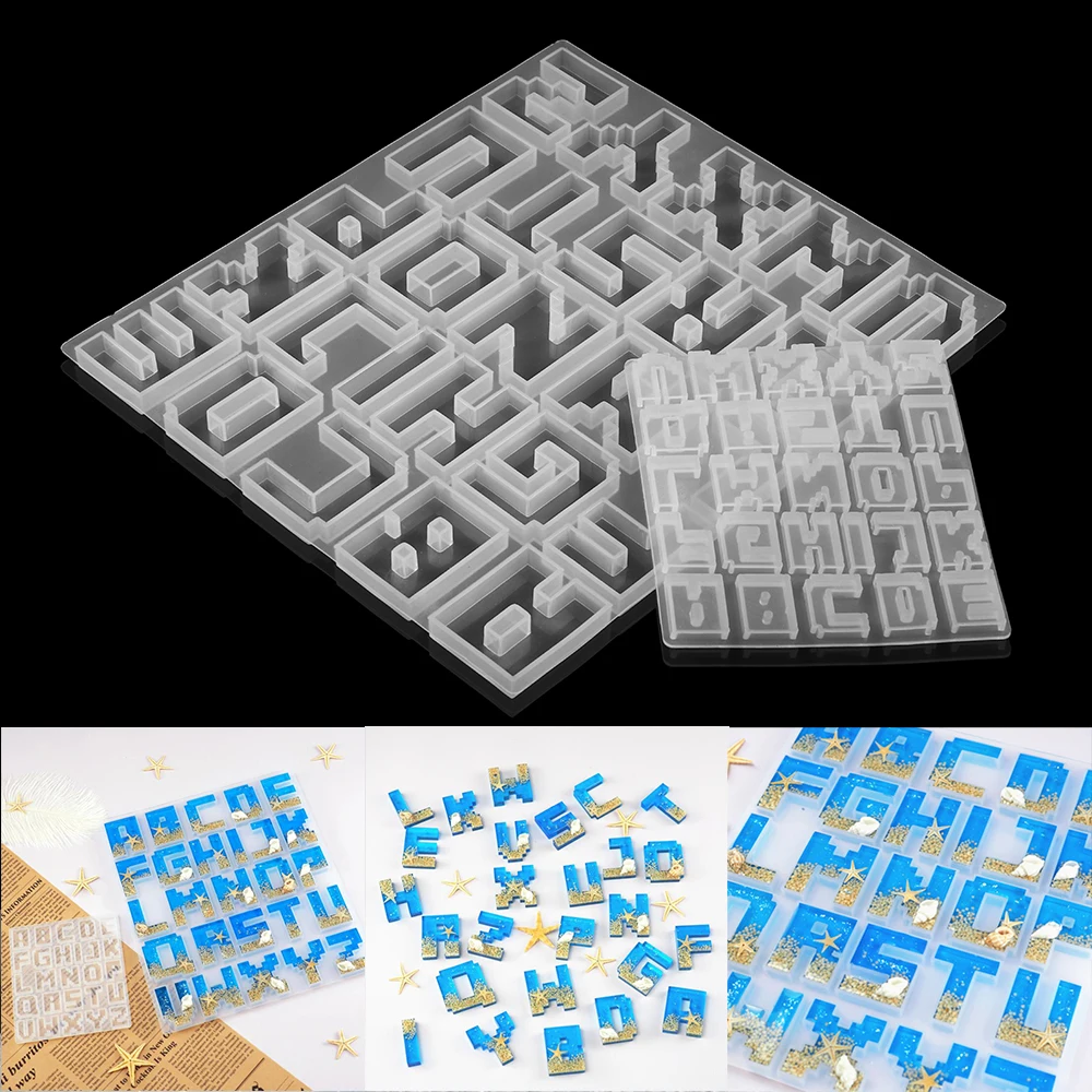 1pcs English Alphabet Silicone Casting Molds Letter Epoxy Resin Molds Mixed Style For DIY Jewelry Making Findings Supplies
1pcs English Alphabet Silicone Casting Molds Letter Epoxy Resin Molds Mixed Style For DIY Jewelry Making Findings Supplies
