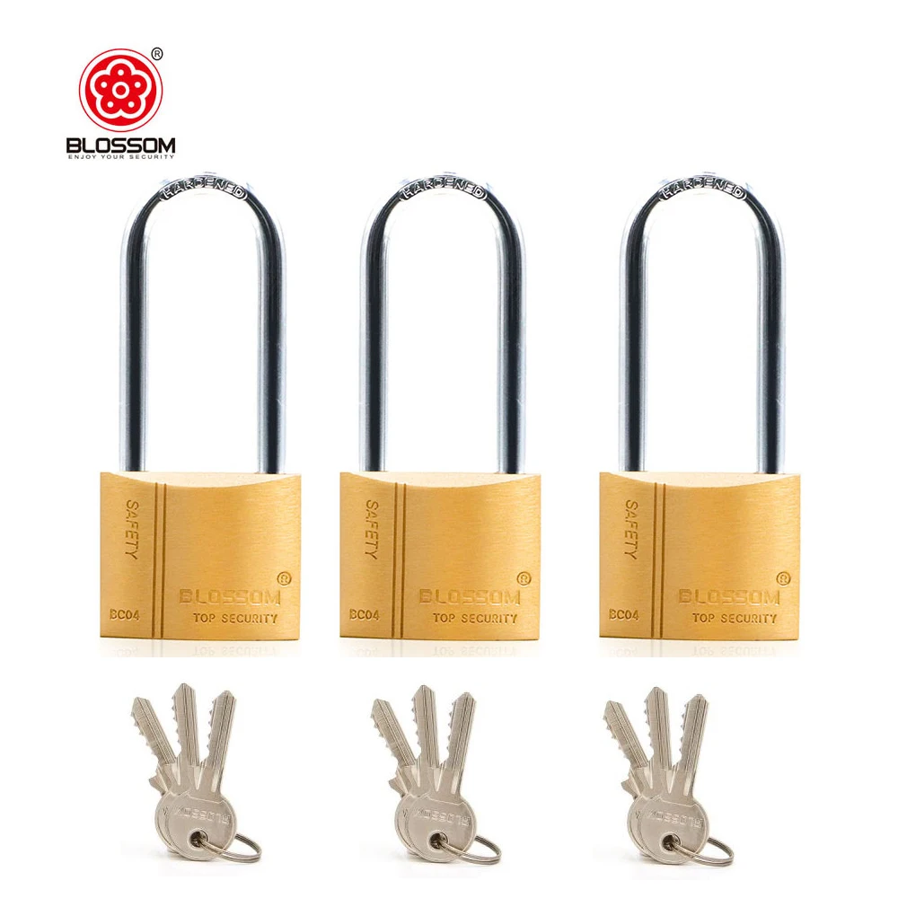 BLOSSOM Long 40cm Keyed Brass Padlock U Shape Lock Shackle Copper Padlocks Heavy Duty Security Safely Thick Padlock Interior
BLOSSOM Long 40cm Keyed Brass Padlock U Shape Lock Shackle Copper Padlocks Heavy Duty Security Safely Thick Padlock Interior