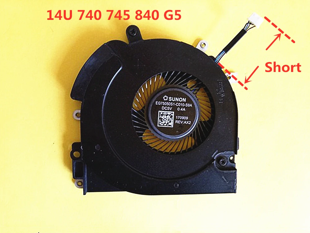 New Laptop CPU Cooling Fan For HP Zbook 14U 15U G5 G6 EliteBook 740 745 840 845 850 G5 G6 EG75050S1-C030-S9A DFS481305M0T-FJQH
New Laptop CPU Cooling Fan For HP Zbook 14U 15U G5 G6 EliteBook 740 745 840 845 850 G5 G6 EG75050S1-C030-S9A DFS481305M0T-FJQH