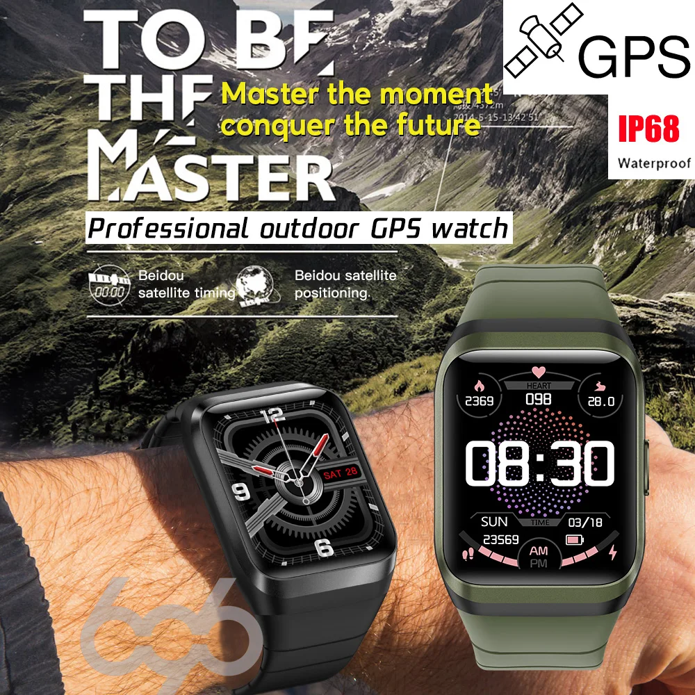 New Outdoor GPS Smart Watch Broadcom 47755 GPS Chip IP68 Waterproof Heart Rate Real Spo2 Test Fitness Tracker Sports Smartwatch
New Outdoor GPS Smart Watch Broadcom 47755 GPS Chip IP68 Waterproof Heart Rate Real Spo2 Test Fitness Tracker Sports Smartwatch
