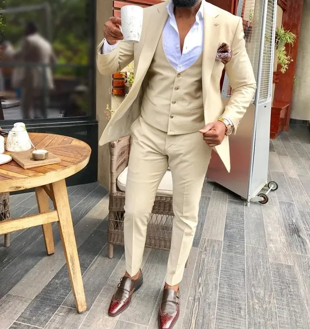 Handsome Groomsmen Notch Lapel Groom Tuxedos Mens Wedding Dress Man Jacket Blazer Prom Dinner (Jacket+Pants+Tie+Vest) A364
Handsome Groomsmen Notch Lapel Groom Tuxedos Mens Wedding Dress Man Jacket Blazer Prom Dinner (Jacket+Pants+Tie+Vest) A364
