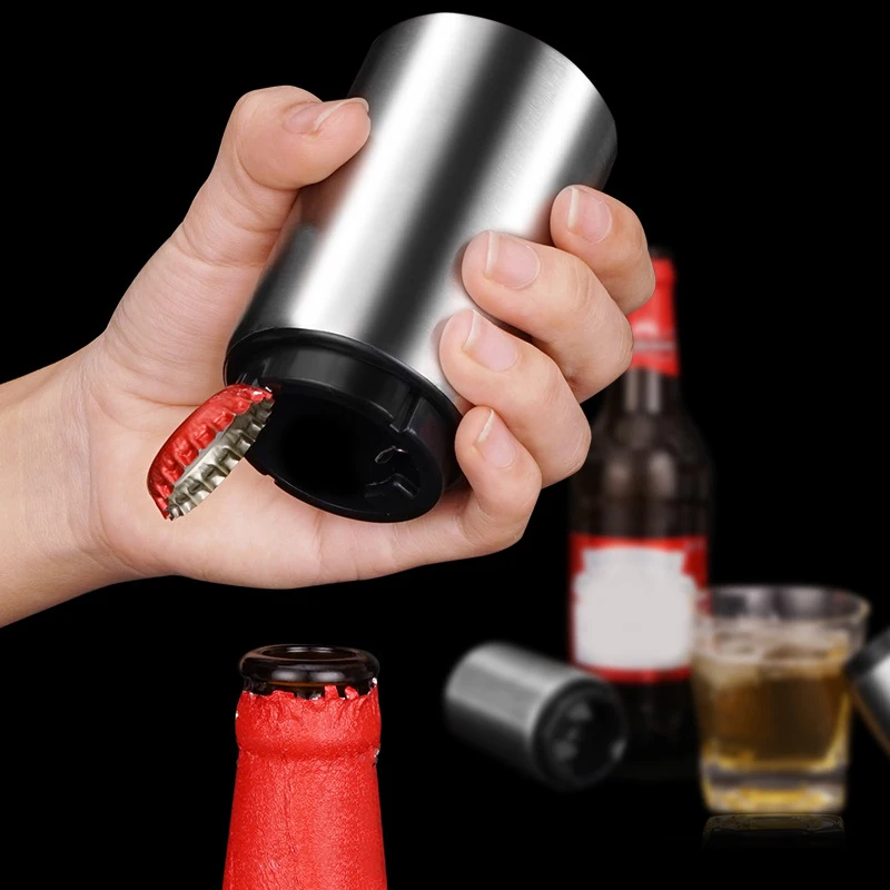 Magnetic Automatic Beer Bottle Opener Stainless Steel Wine Opener Portable Bar tools Kitchen Gadgets Party Gift Hot Sold
Magnetic Automatic Beer Bottle Opener Stainless Steel Wine Opener Portable Bar tools Kitchen Gadgets Party Gift Hot Sold