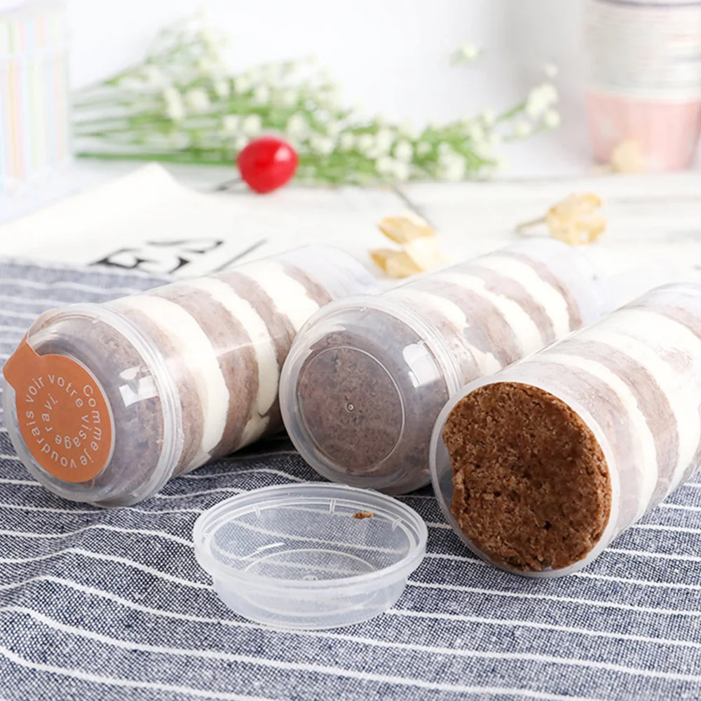 50pcs Pushable Cake Holders Push Cake Mold Rainbow Cake Pusher Push Pops Containers with Lids
50pcs Pushable Cake Holders Push Cake Mold Rainbow Cake Pusher Push Pops Containers with Lids