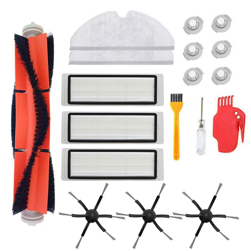 Filter&Roller Brush Kit For XIAOMI Mijia/ Roborock S50 S51 S55 S6 Vacuum Cleaner Tools Robot Parts Vacuum Cleaner
Filter&Roller Brush Kit For XIAOMI Mijia/ Roborock S50 S51 S55 S6 Vacuum Cleaner Tools Robot Parts Vacuum Cleaner