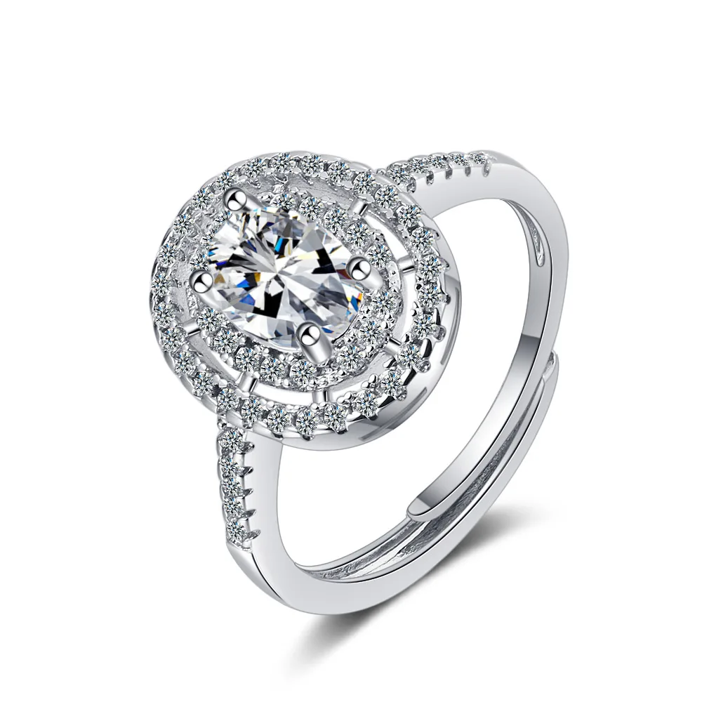 V-467 Creative Flash Multi-layer Oval Zircon Rings S925 Sterling Silver Adjustable Ring Romantic Fashion Wedding Jewelry
V-467 Creative Flash Multi-layer Oval Zircon Rings S925 Sterling Silver Adjustable Ring Romantic Fashion Wedding Jewelry