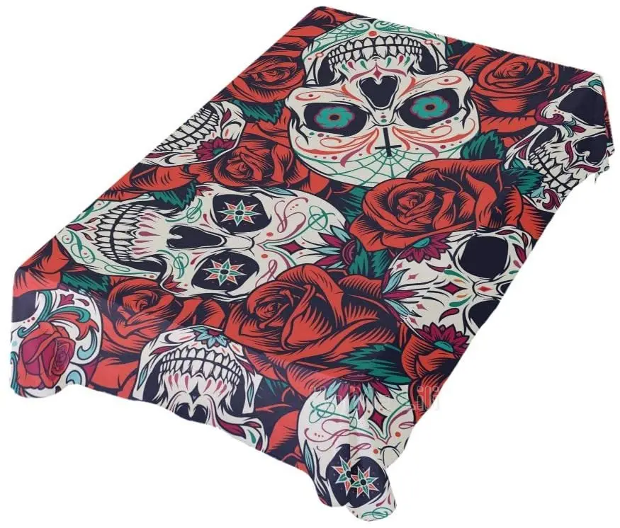 Antique Sundie Sugar Skull Tablecloth Rectangular Table Perfect For Festive Interior And Outdoor Creative Decor
Antique Sundie Sugar Skull Tablecloth Rectangular Table Perfect For Festive Interior And Outdoor Creative Decor