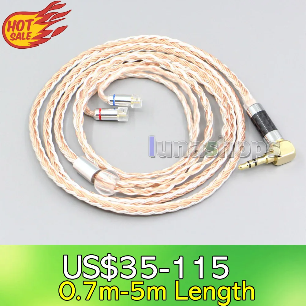 LN006713 XLR 4.4mm 2.5mm 16 Core Silver Plated OCC Mixed Earphone Cable For Sennheiser IE8 IE8i IE80 IE80s Metal Pin
LN006713 XLR 4.4mm 2.5mm 16 Core Silver Plated OCC Mixed Earphone Cable For Sennheiser IE8 IE8i IE80 IE80s Metal Pin