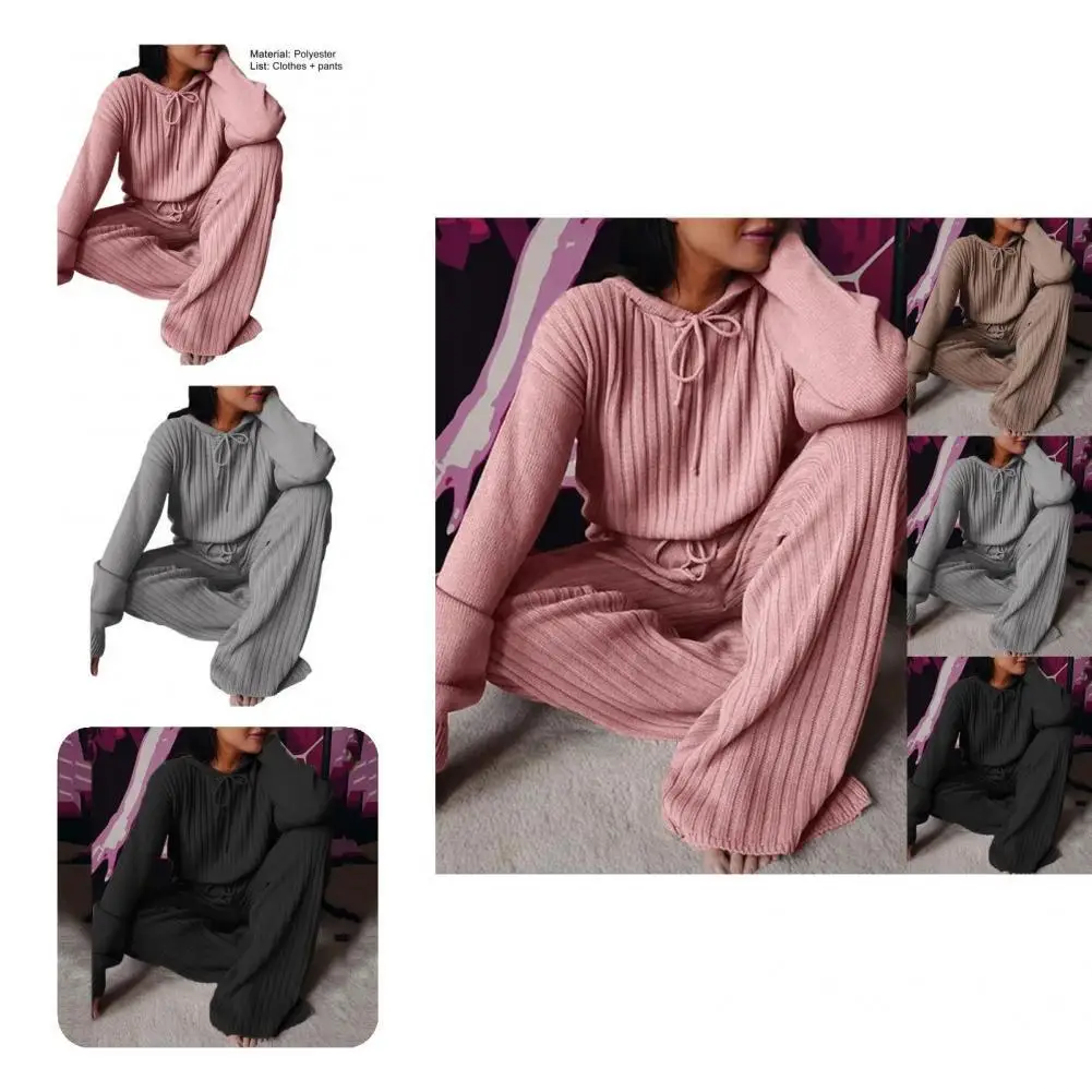 Autumn Winter Vintage Hooded Knitted Sweatshirt Long Pants Two Piece Set Knitted Outfit Elastic for Office
Autumn Winter Vintage Hooded Knitted Sweatshirt Long Pants Two Piece Set Knitted Outfit Elastic for Office