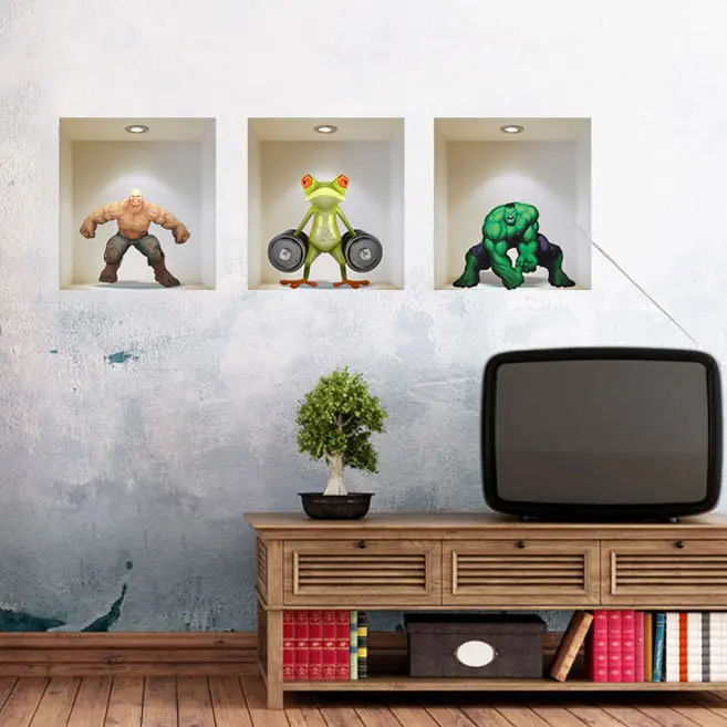 Removable 3D wall sticker cartoon character ornament PVC waterproof decoration sticker
Removable 3D wall sticker cartoon character ornament PVC waterproof decoration sticker