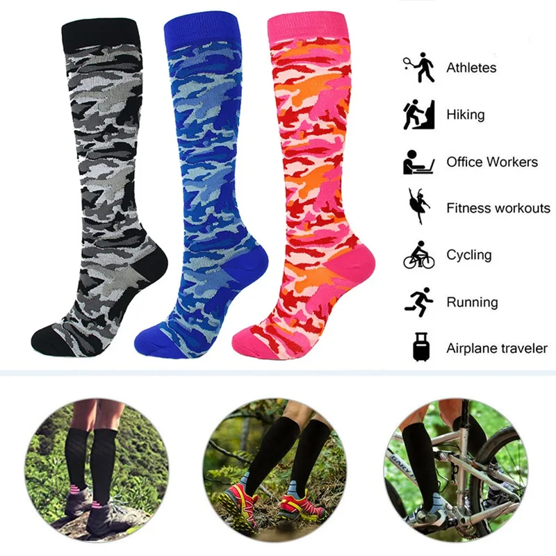 Compression Sports Socks Nylon Unisex Outdoor Camouflage Running Cycling Socks Long Pressure Stockings Socks
Compression Sports Socks Nylon Unisex Outdoor Camouflage Running Cycling Socks Long Pressure Stockings Socks