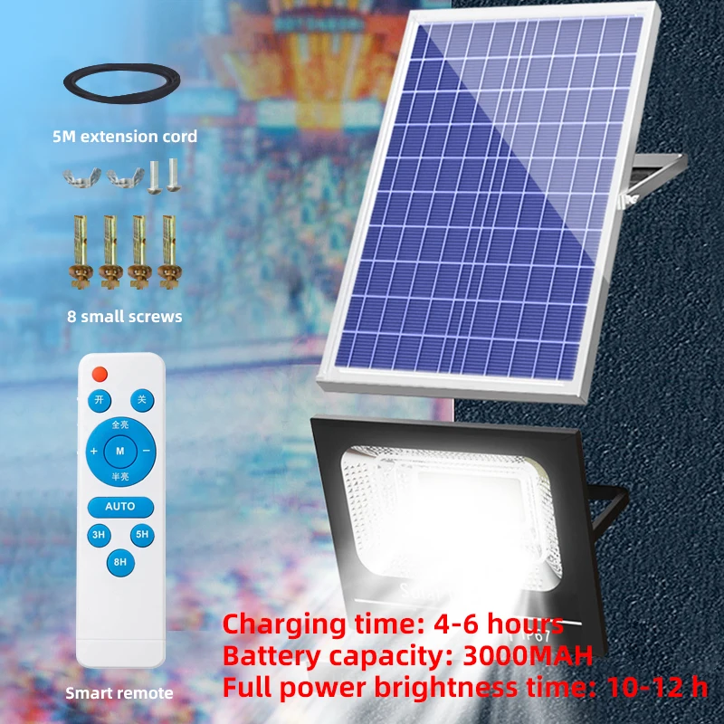 Dimmable Solar Light Outdoor Remote Control Waterproof For Garden Path Street Landscape Spotlight Wall Solar Powered Flood Lamp
Dimmable Solar Light Outdoor Remote Control Waterproof For Garden Path Street Landscape Spotlight Wall Solar Powered Flood Lamp