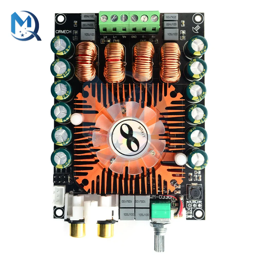 DC12-32V TDA7498E 2 Channel Stereo Digital Power Amplifier Board High-power 2.0 HIFI Stereo 160Wx2 Support BTL220W Amplifier
DC12-32V TDA7498E 2 Channel Stereo Digital Power Amplifier Board High-power 2.0 HIFI Stereo 160Wx2 Support BTL220W Amplifier