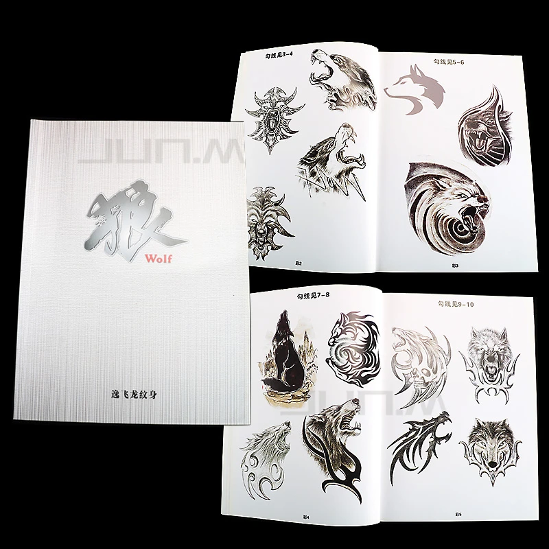 Tattoo supplies New tattoo Book Pattern Colorful wolf Head Wolf Figure Totem tattoo Manuscript Equipment 72 Pages Free shipping
Tattoo supplies New tattoo Book Pattern Colorful wolf Head Wolf Figure Totem tattoo Manuscript Equipment 72 Pages Free shipping