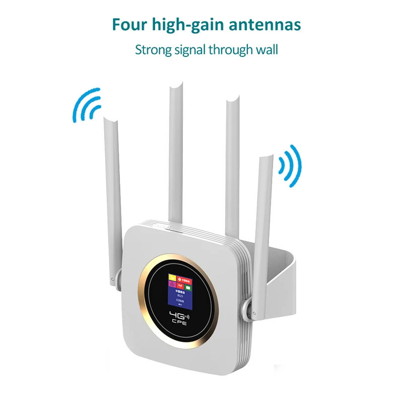 LCD Display LTE CPE 3g 4g Router Wifi Modem 4G Wifi Router SIM Card Hotspot CAT4 32 Users RJ45 WAN LAN Wireless Modem Router
LCD Display LTE CPE 3g 4g Router Wifi Modem 4G Wifi Router SIM Card Hotspot CAT4 32 Users RJ45 WAN LAN Wireless Modem Router